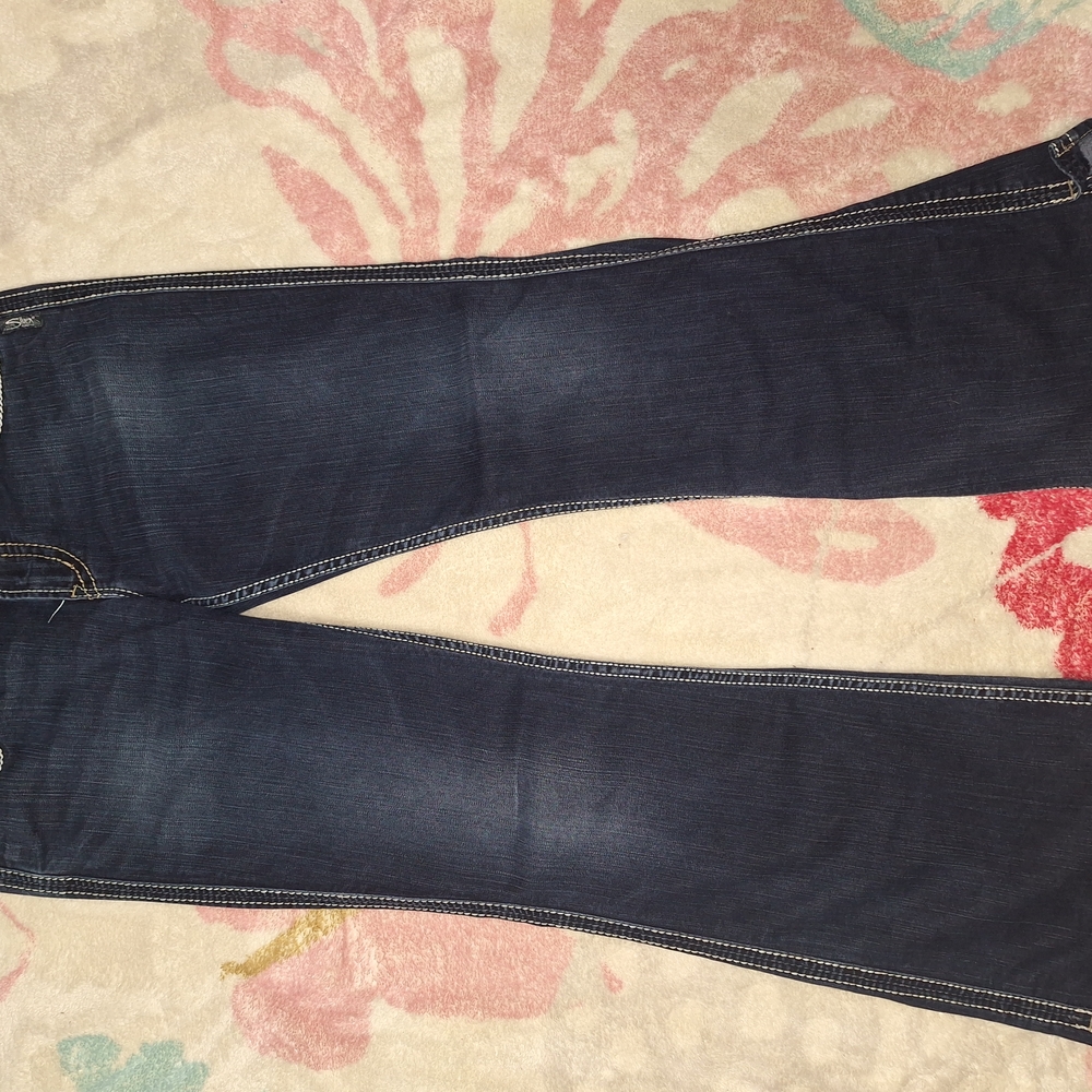 Silver Jeans Blue Flare Wide Leg Jeans